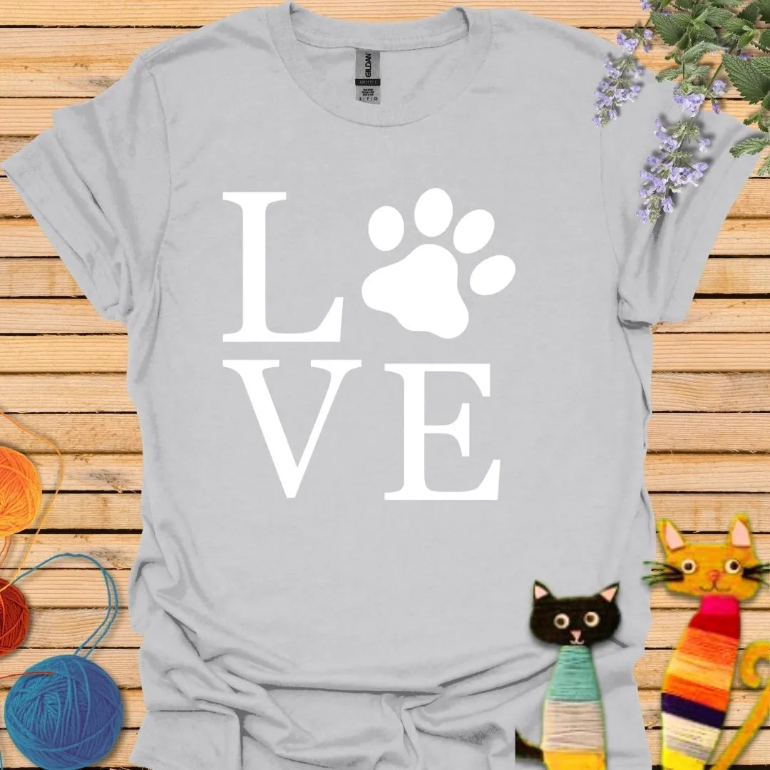 Love with Paw T-shirt