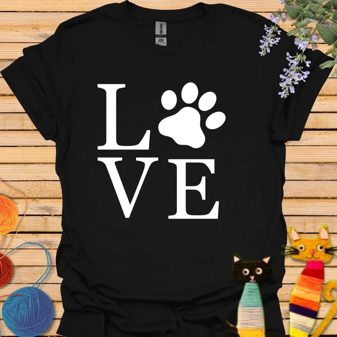 Love with Paw T-shirt