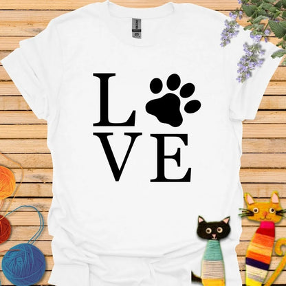 Love with Paw T-shirt