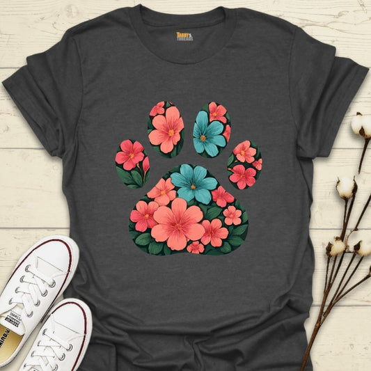 Flora Paw Cat T-shirt