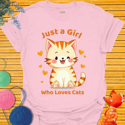 Just a Girl Who Loves Cat T-shirt