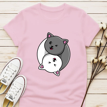 Yin Yang Cat T-shirt