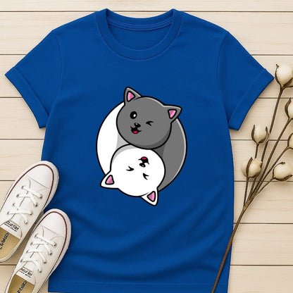 Yin Yang Cat T-shirt