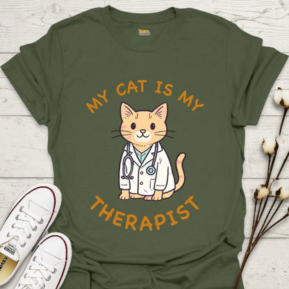 My Cat is My Therapist T-shirt