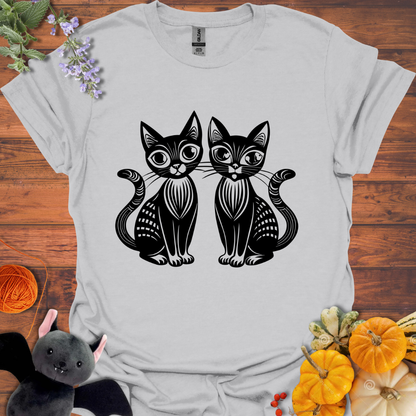 Twin Cats T-shirt