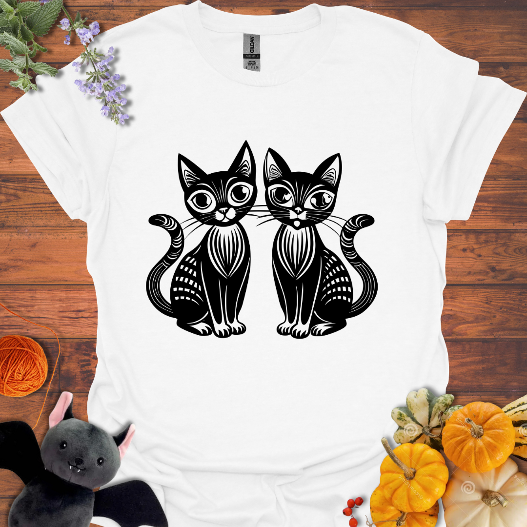 Twin Cats T-shirt