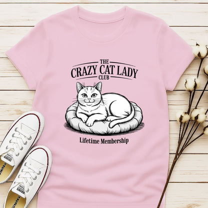 The Crazy Cat Lady Club T-shirt