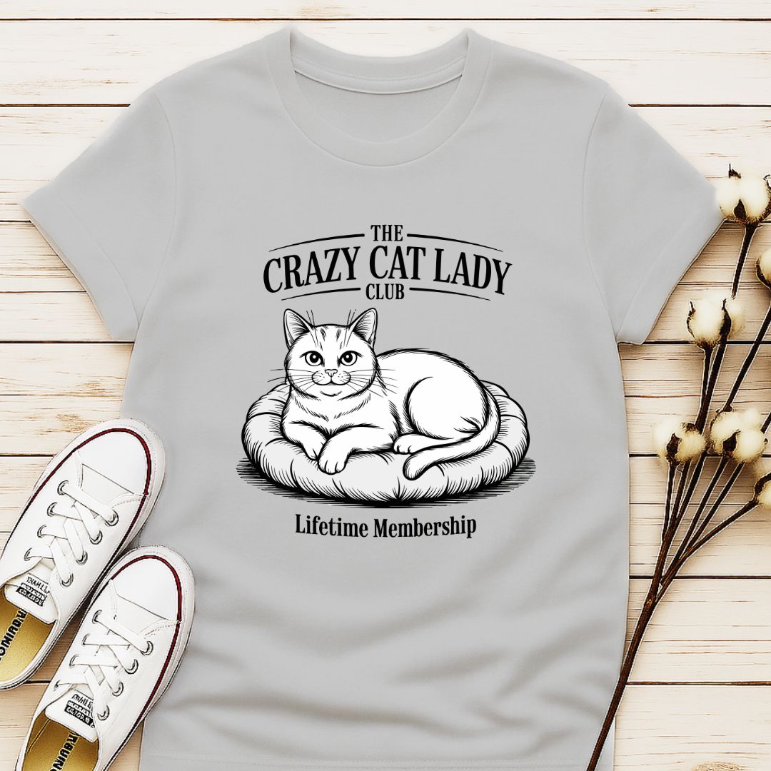 The Crazy Cat Lady Club T-shirt