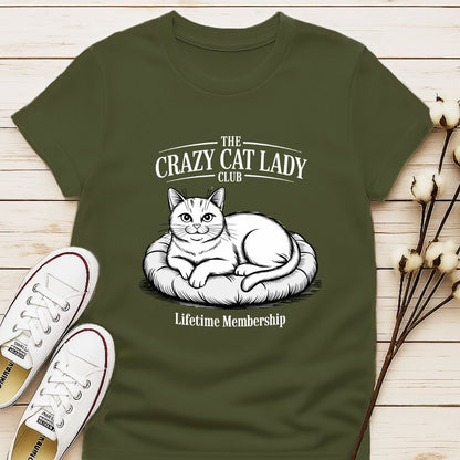 The Crazy Cat Lady Club T-shirt