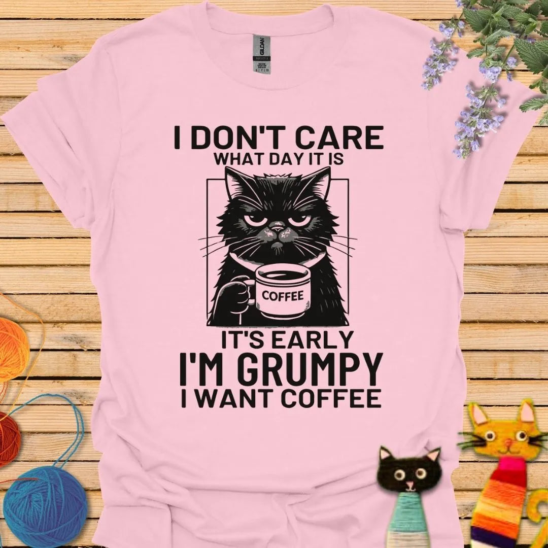 I Don't Care What Day It Is T-shirt