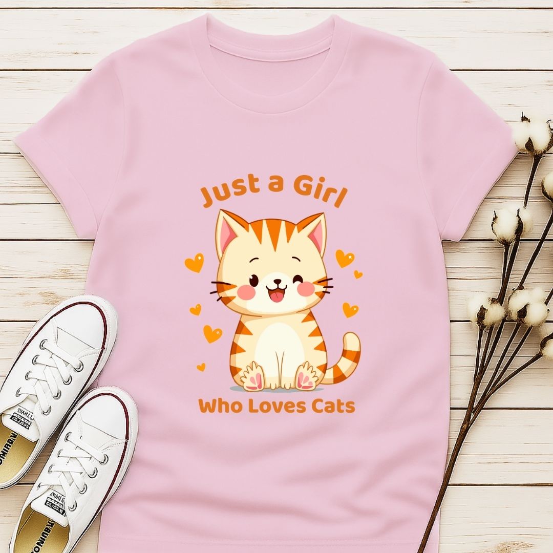 Just a Girl Who Loves Cat T-shirt
