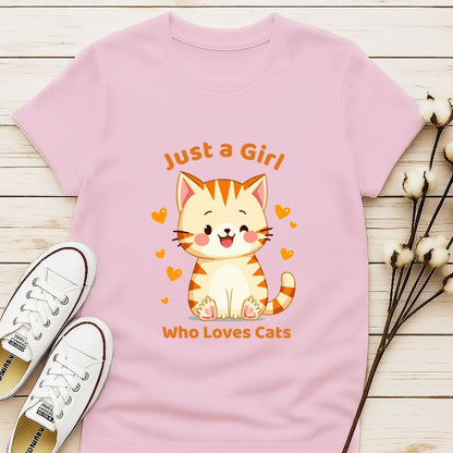 Just a Girl Who Loves Cat T-shirt