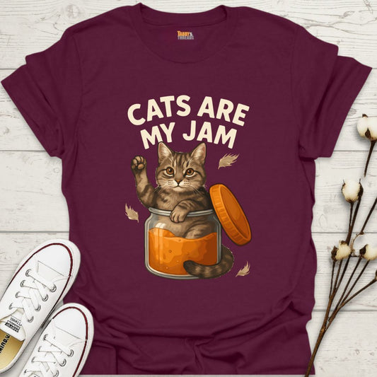 Cats Are My Jam T-shirt