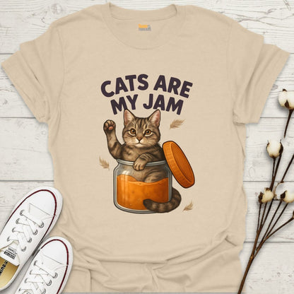 Cats Are My Jam T-shirt
