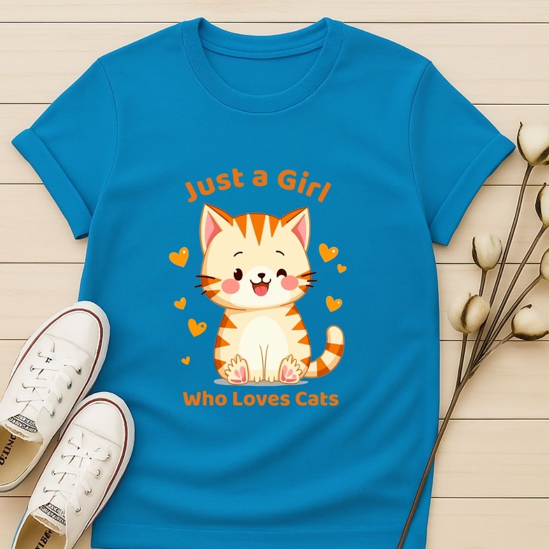 Just a Girl Who Loves Cat T-shirt