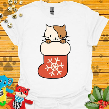 Stocking Cat T-shirt