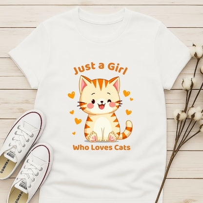 Just a Girl Who Loves Cat T-shirt