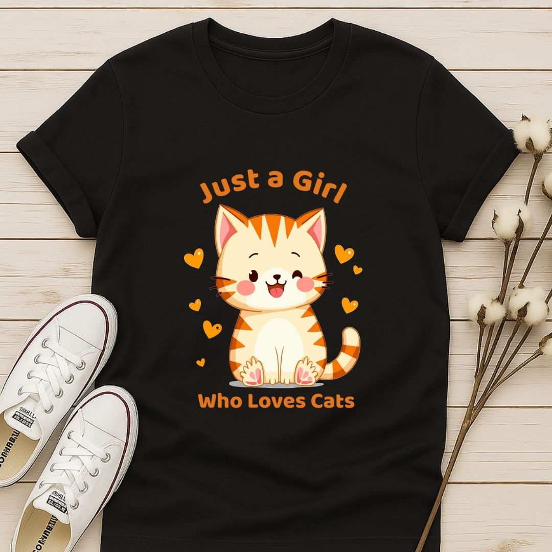 Just a Girl Who Loves Cat T-shirt