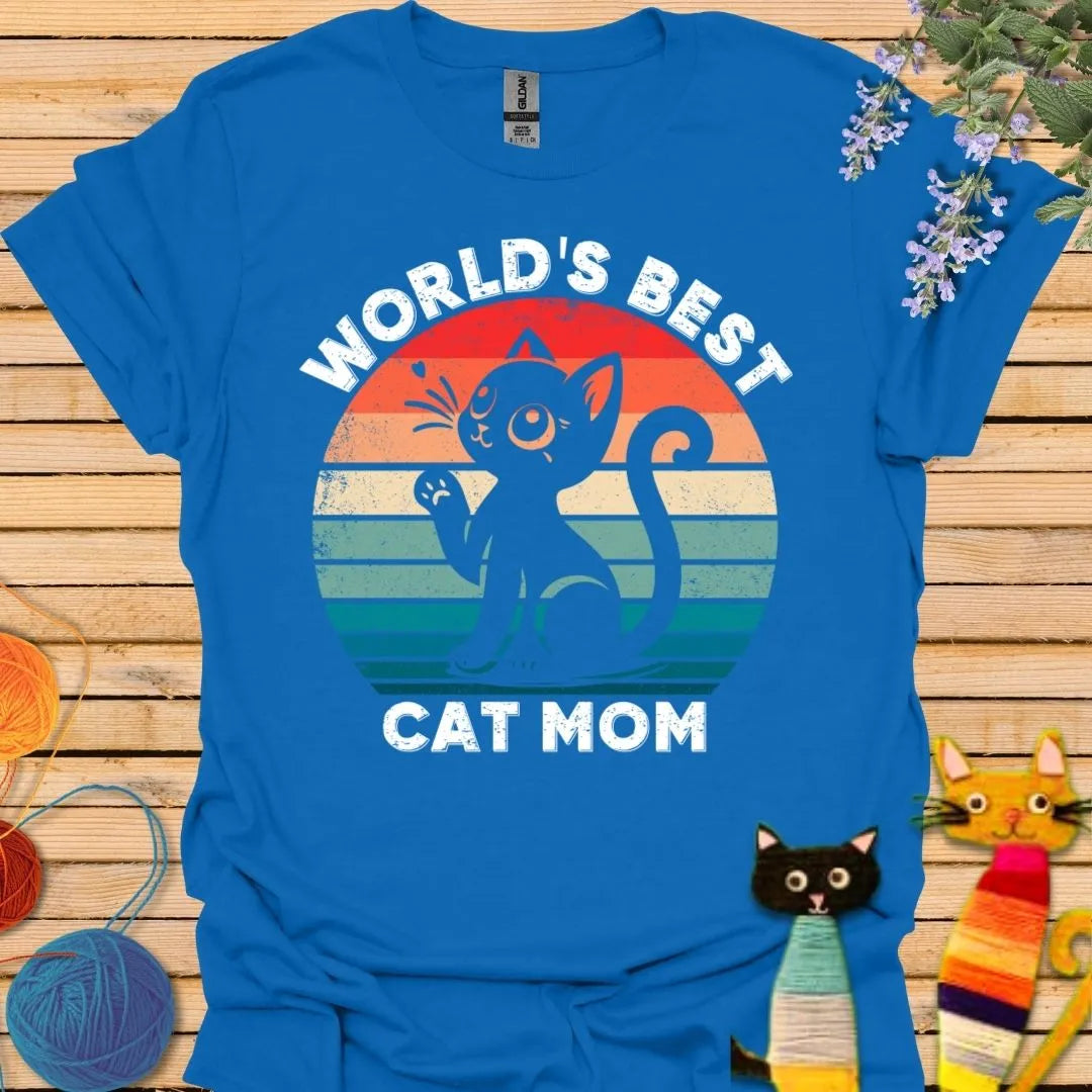 World's Best Cat Mom T-shirt