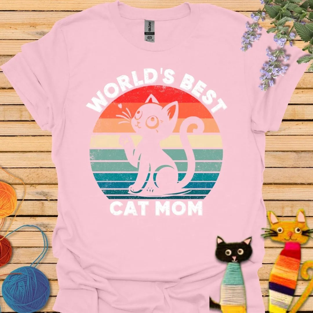 World's Best Cat Mom T-shirt