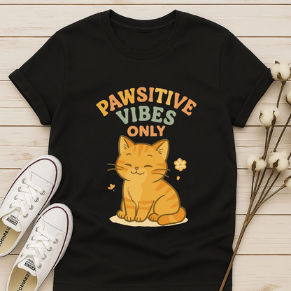 Pawsitive Vibes Only T-shirt
