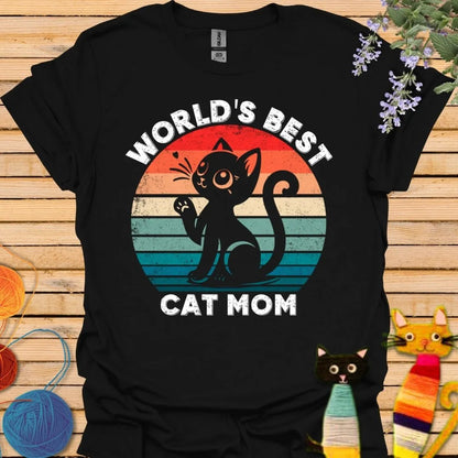 World's Best Cat Mom T-shirt