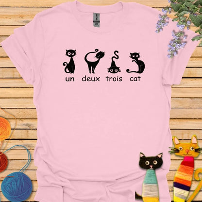 Un Deux Trois Cat T-shirt