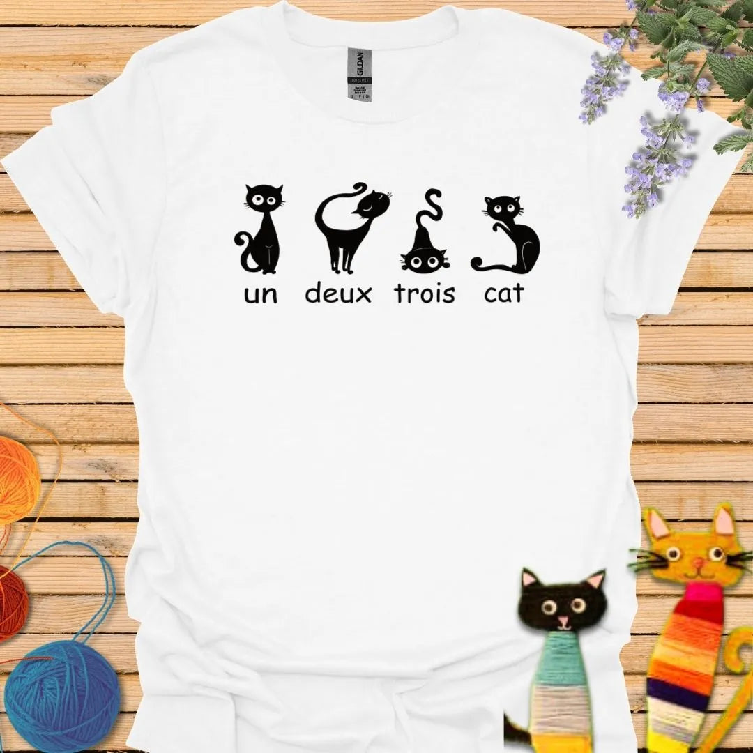 Un Deux Trois Cat T-shirt