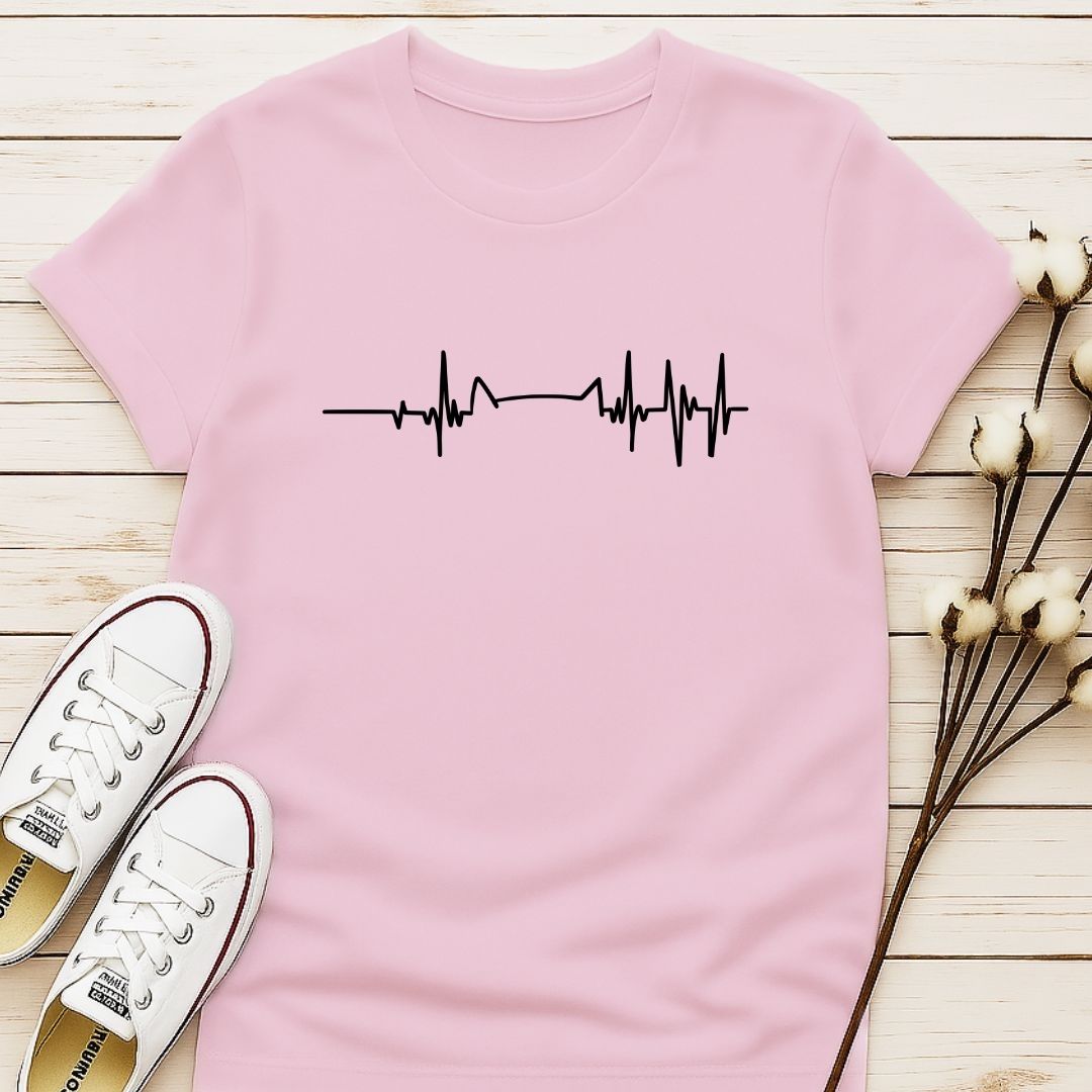 Heart Beat with Cat Ears T-shirt