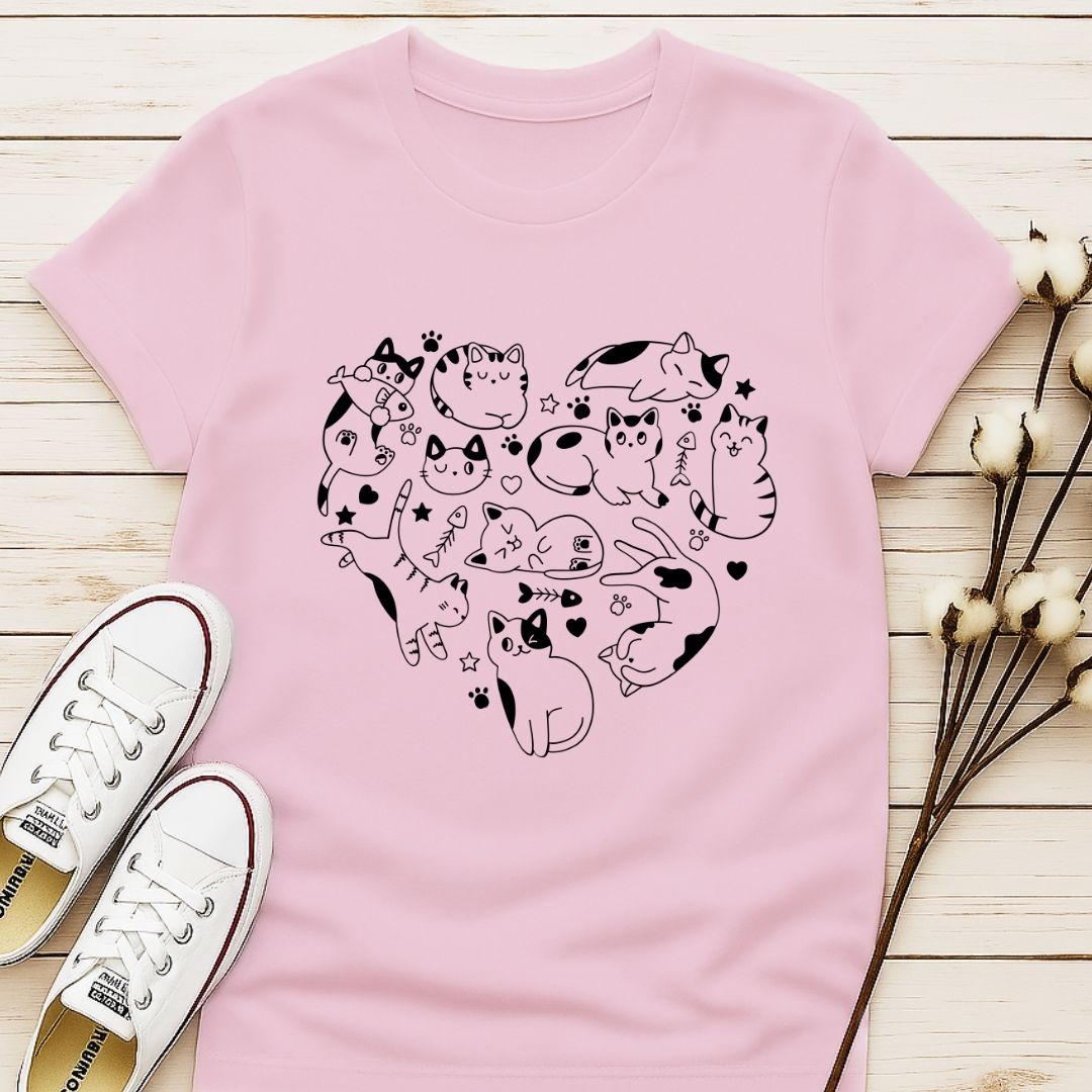 Heart of Cats T-shirt
