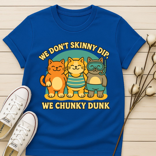 We Chunky Dunk with Cats T-shirt