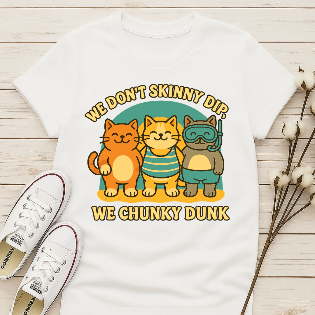 We Chunky Dunk with Cats T-shirt