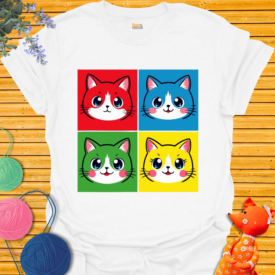 Pop Art Cat T-shirt