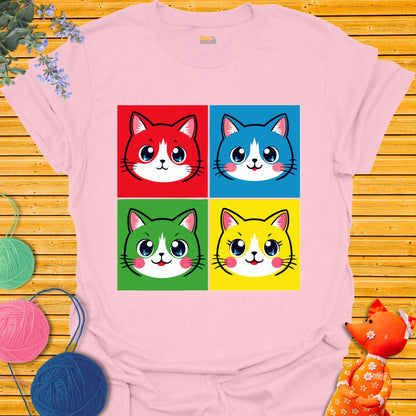 Pop Art Cat T-shirt