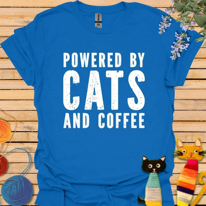 Powered by Cat and Coffee T-shirt