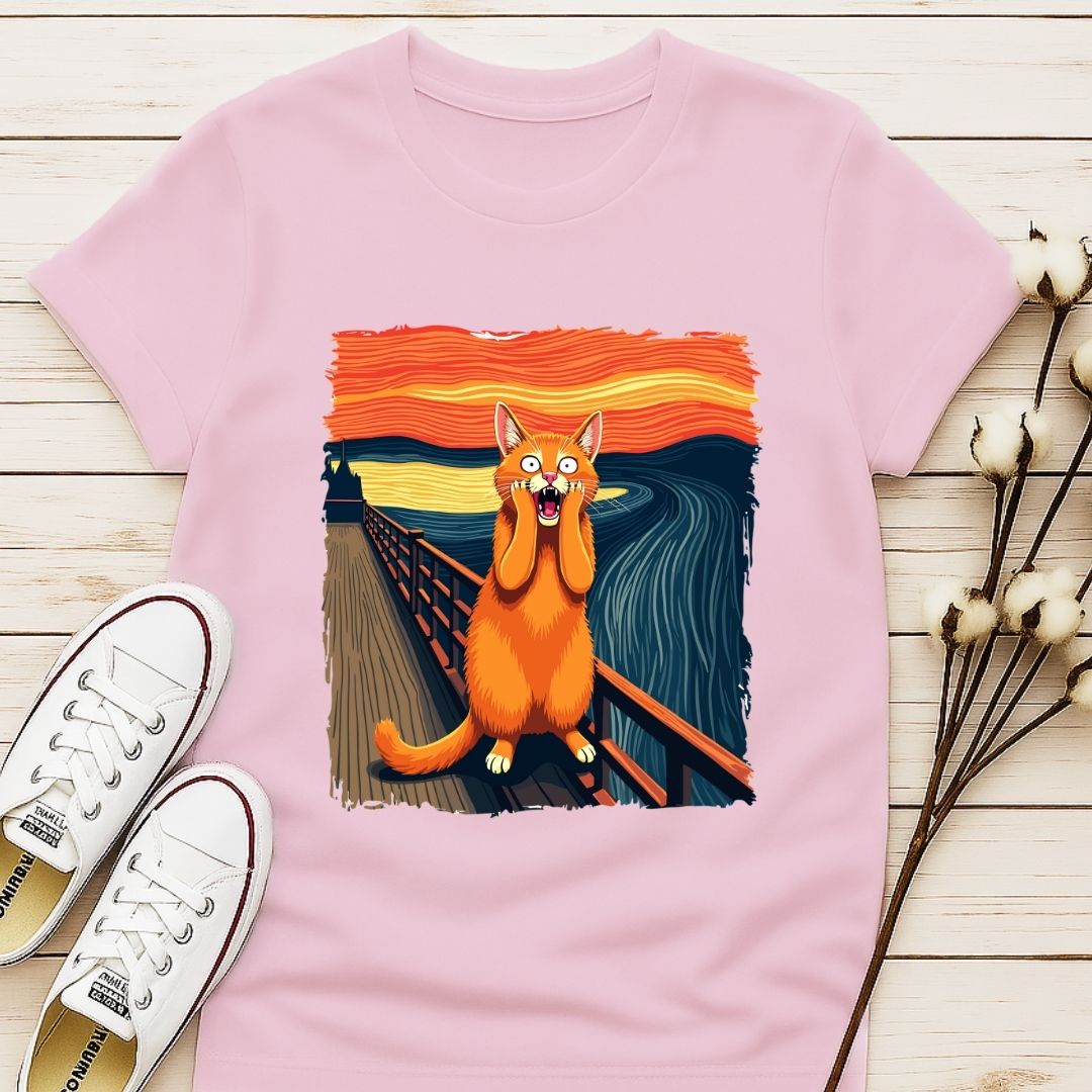 Scream Cat T-shirt