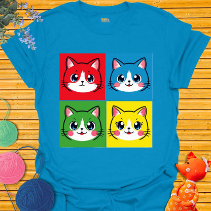 Pop Art Cat T-shirt