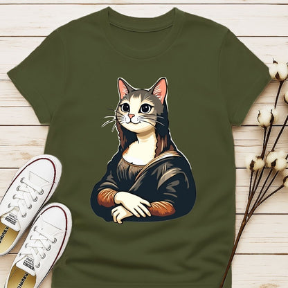Mona Lisa Cat T-shirt