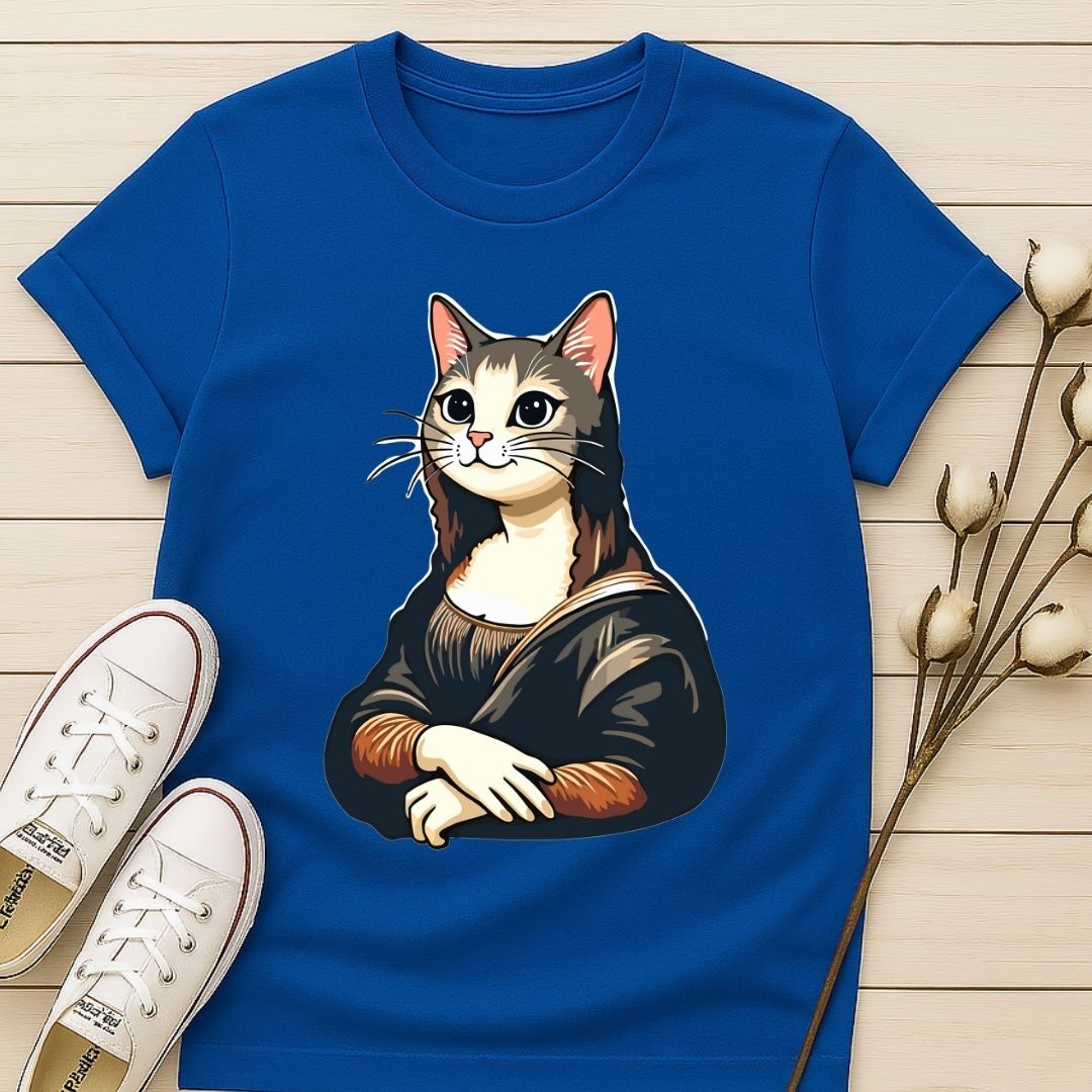 Mona Lisa Cat T-shirt