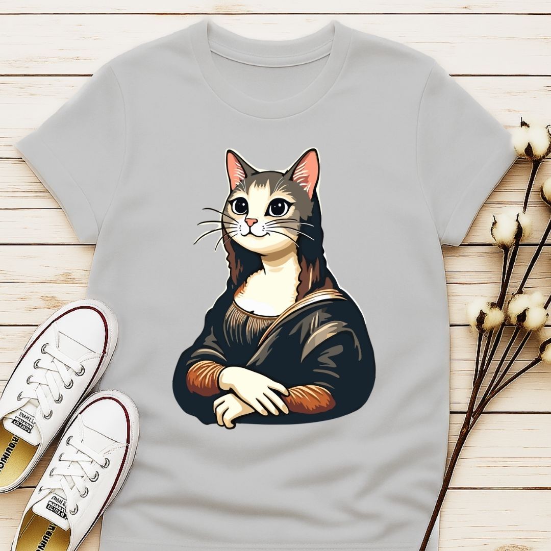 Mona Lisa Cat T-shirt