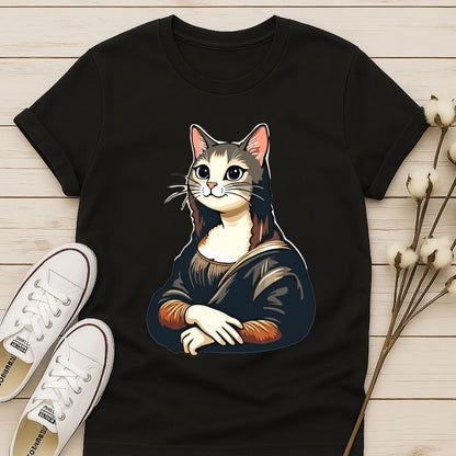 Mona Lisa Cat T-shirt