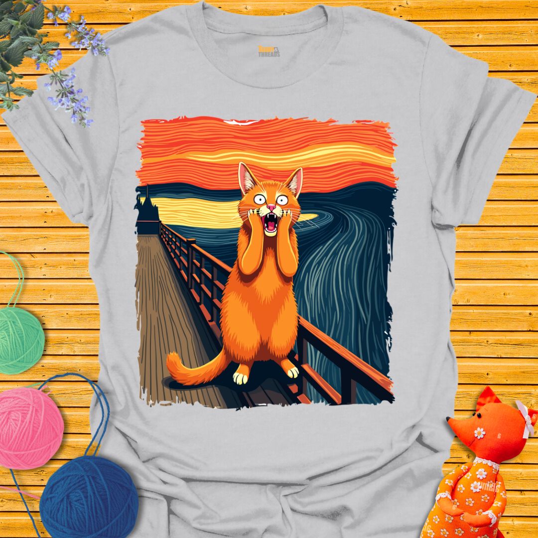 Scream Cat T-shirt