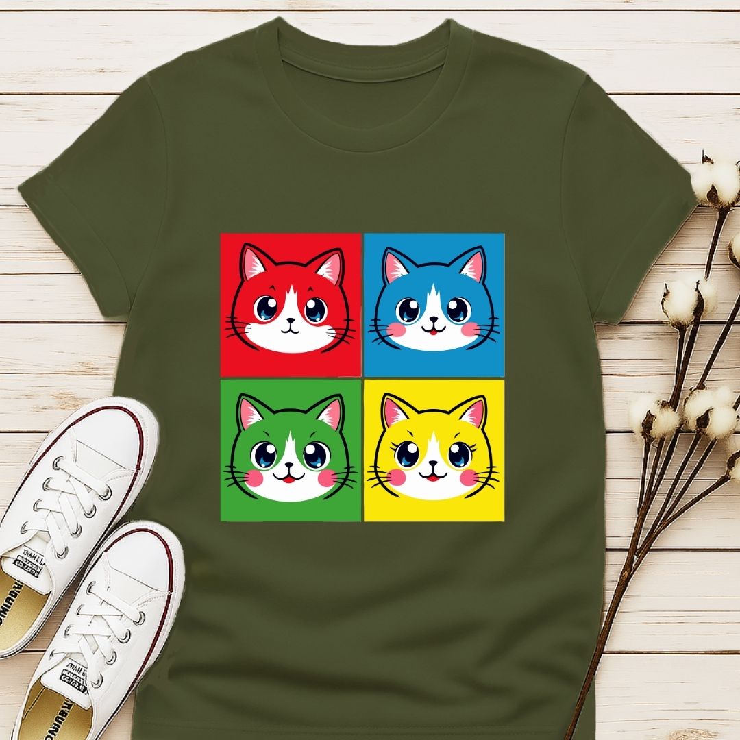 Pop Art Cat T-shirt