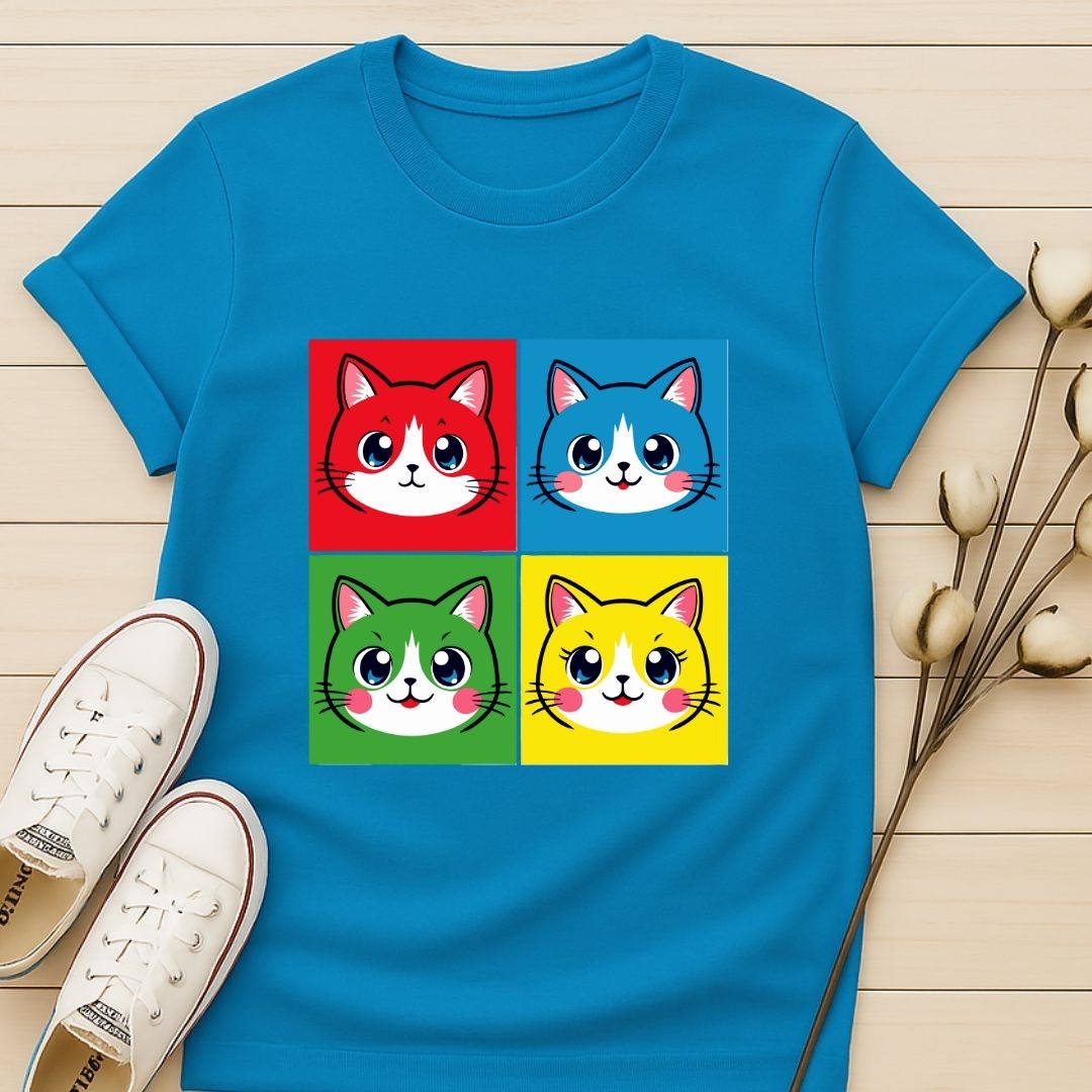 Pop Art Cat T-shirt
