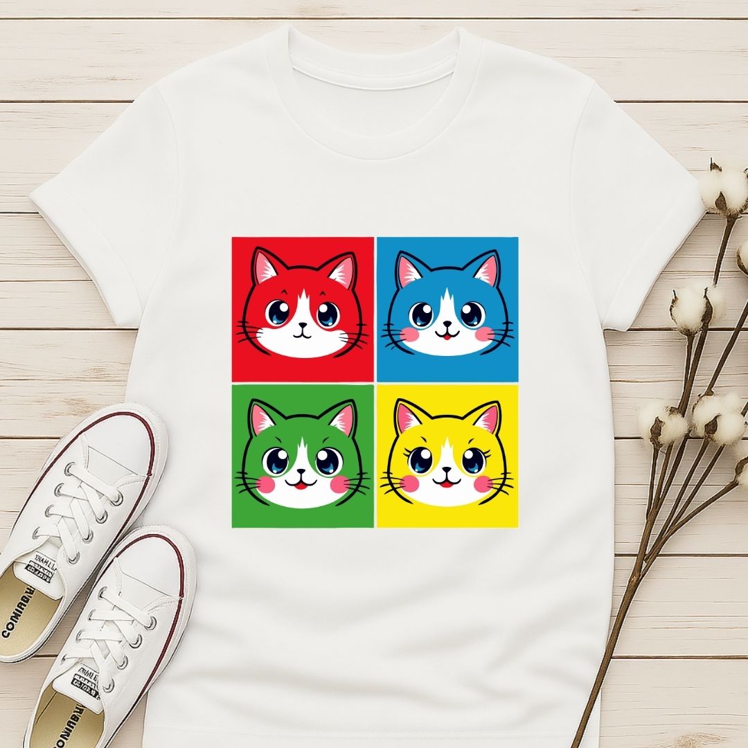 Pop Art Cat T-shirt