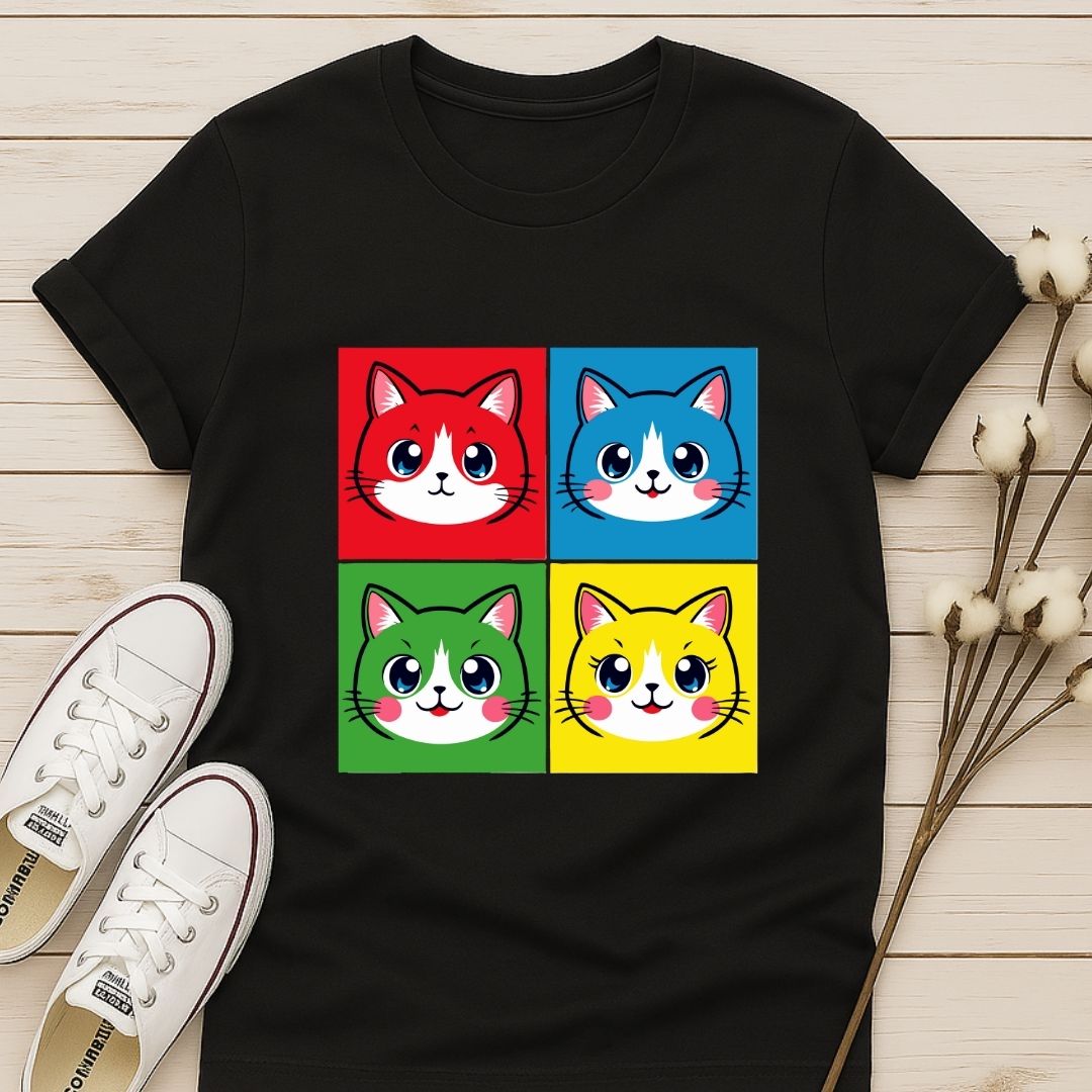 Pop Art Cat T-shirt