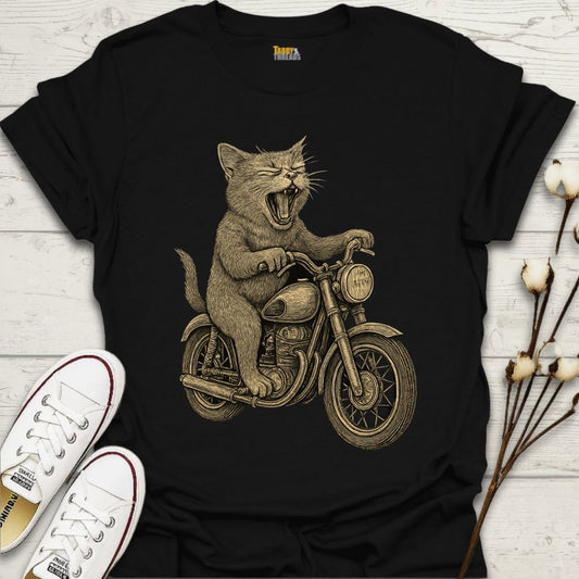 Roaring Cat Rider T-shirt