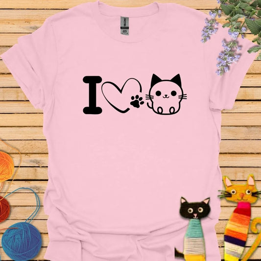 I Love Cats T-shirt