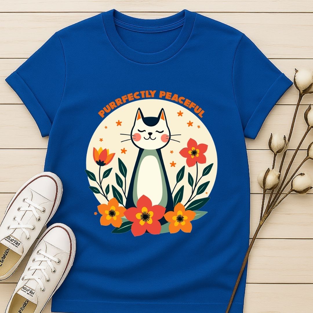 Purrfectly Peaceful T-shirt