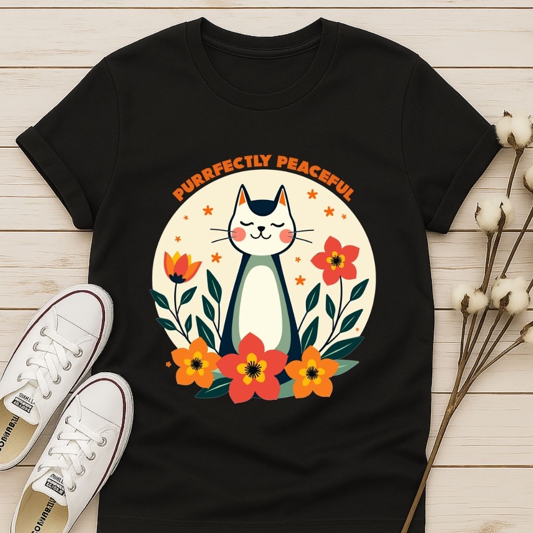 Purrfectly Peaceful T-shirt